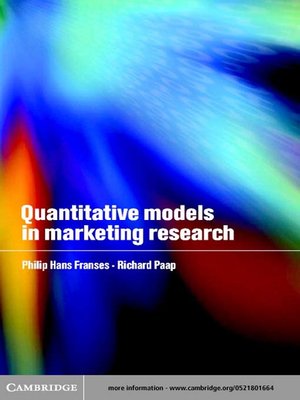 cover image of Quantitative Models in Marketing Research
